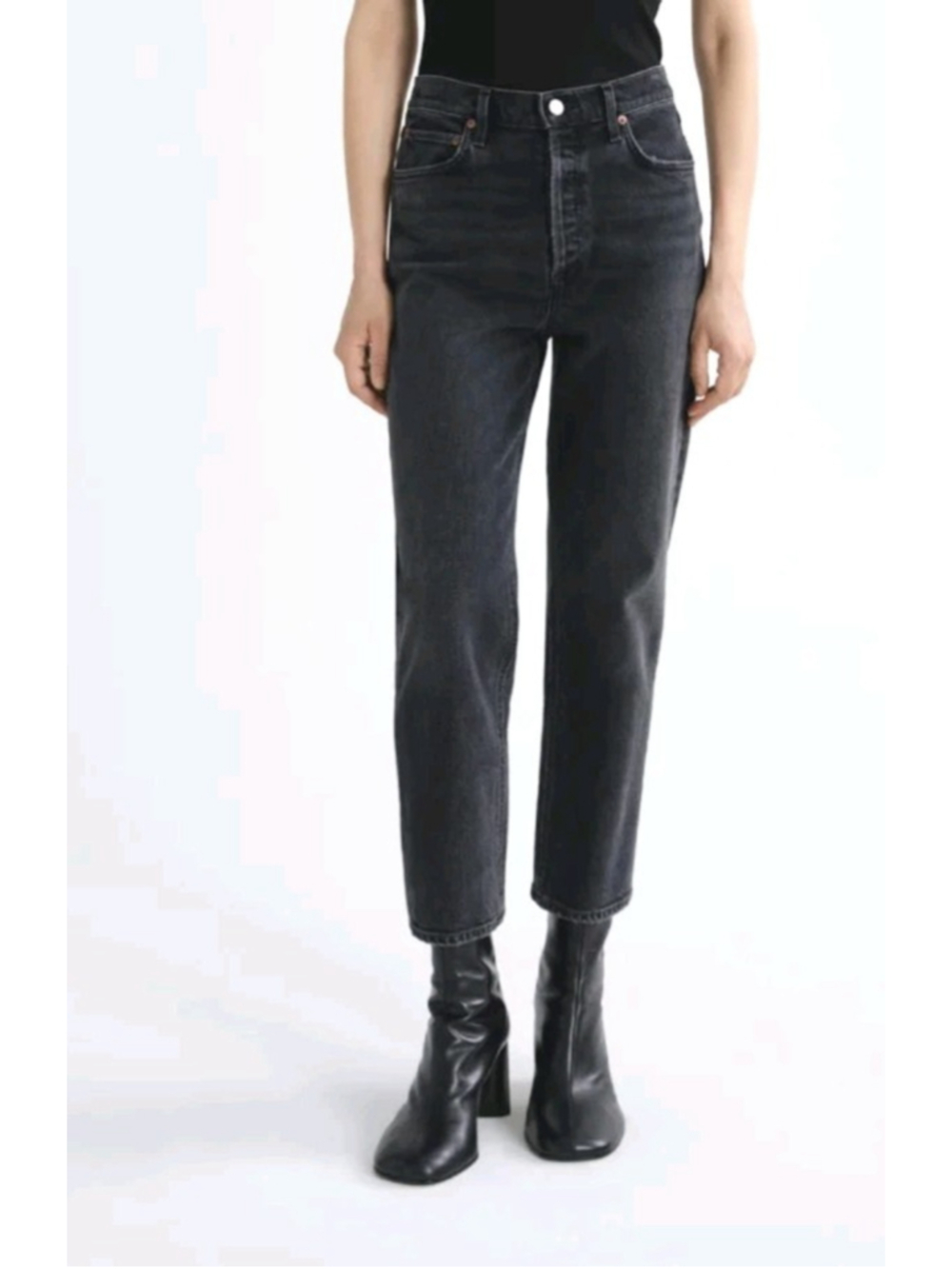 New with Tags Agolde 90s Pinch Waist High Rise Straight Women's Jeans Size 25